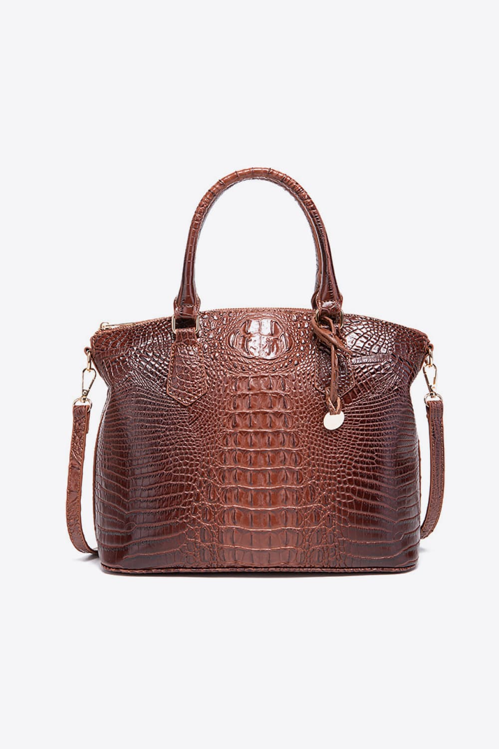 Burnt  Umber / One Size PU Leather Handbag