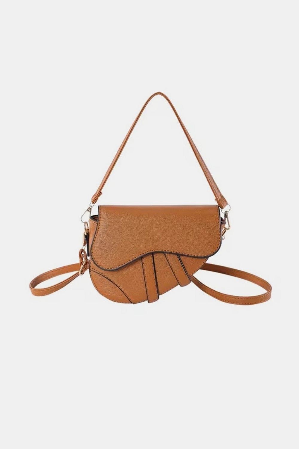 Camel / One Size Zenana Zenana Crossbody Saddle Bag