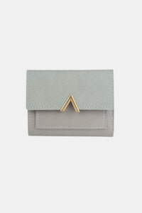 Grey / One Size Zenana Compact Trifold Wallet