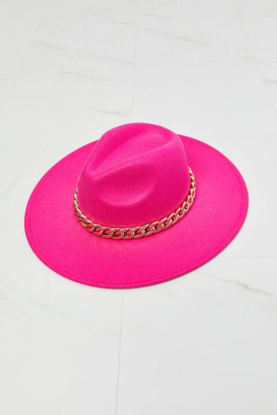 Hot Pink / One Size Fame Keep Your Promise Fedora Hat in Pink