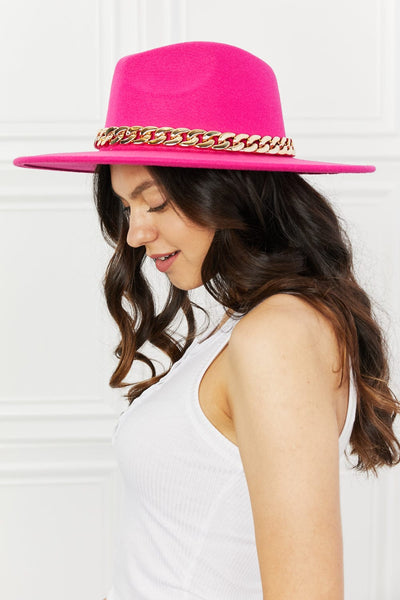 Hot Pink / One Size Keep Your Promise Fedora Hat in Pink