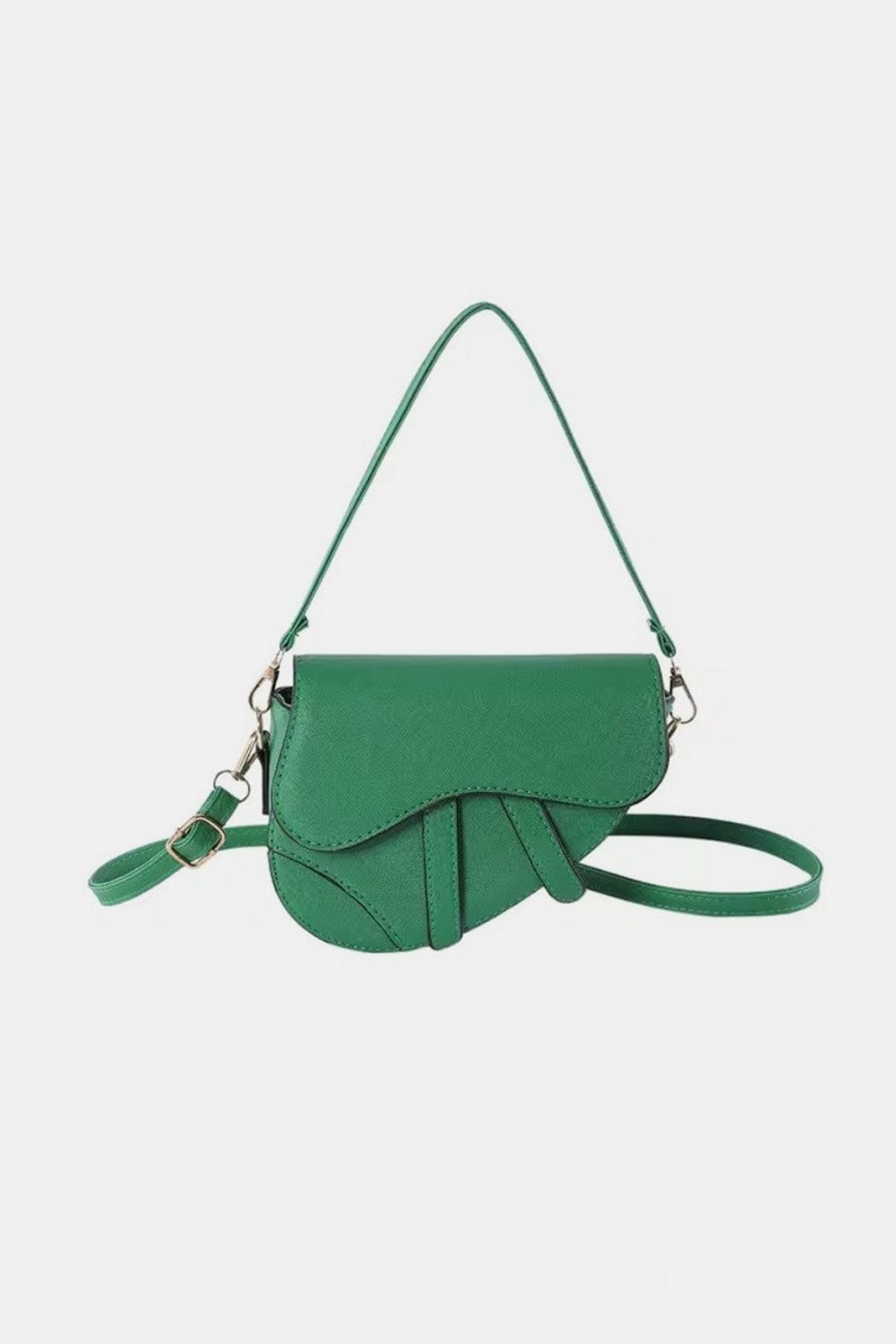 K Green / One Size Zenana Zenana Crossbody Saddle Bag