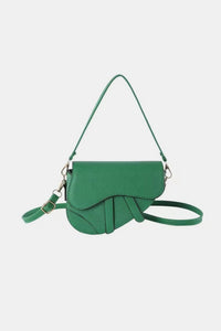 K Green / One Size Zenana Zenana Crossbody Saddle Bag