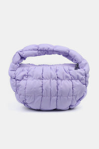 Lilac / One Size Zenana Quilted Micro Puffy Handbag