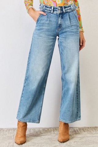 Medium / 0(23) Kancan High Waist Wide Leg Jeans