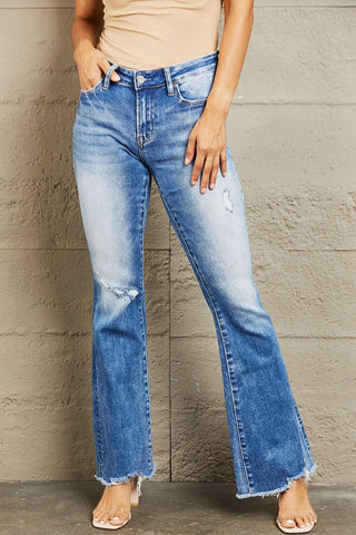 Medium / 24 Izzie Mid Rise Bootcut Jeans