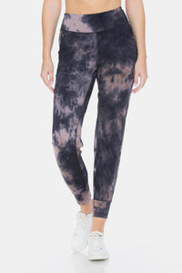 MULTI / S Leggings Depot Tie-Dye High Waist Cropped Leggings