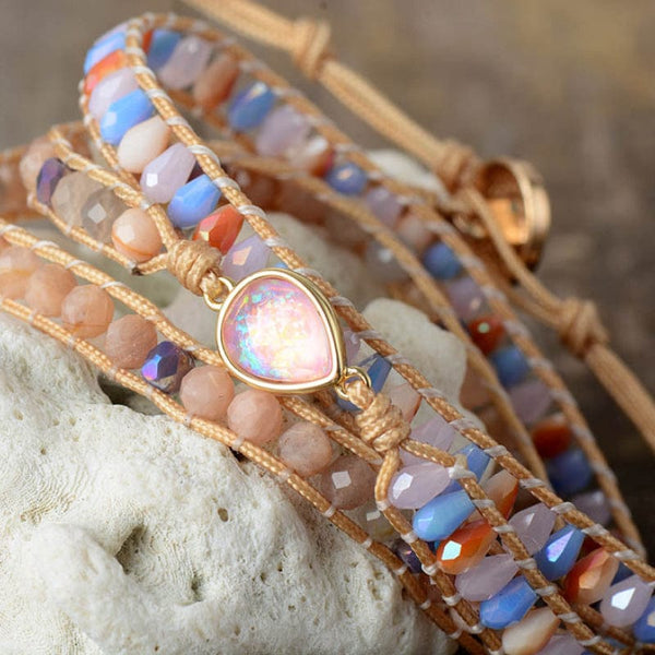 Multicolor / One Size Opal Beaded Bracelet