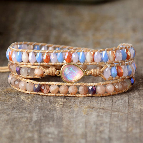 Multicolor / One Size Opal Beaded Bracelet