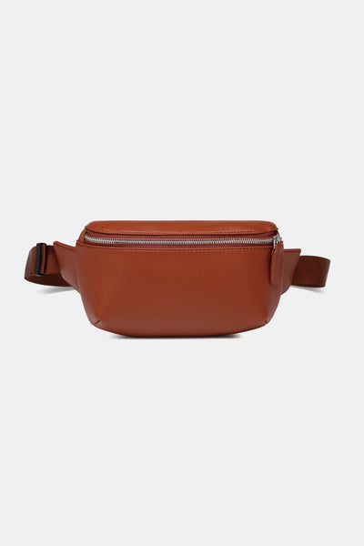 Ochre / One Size Small PU leather Sling Bag