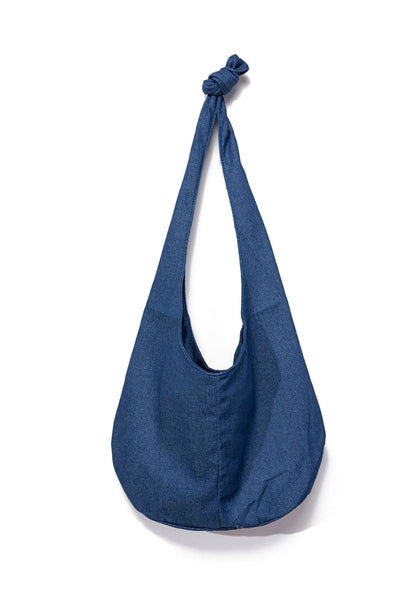 Peacock  Blue / One Size Large Canvas Crossbody Bag