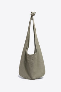 Sage / One Size Large Canvas Crossbody Bag