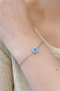 Sky Blue / One Size Love You Too Much Opal Bracelet