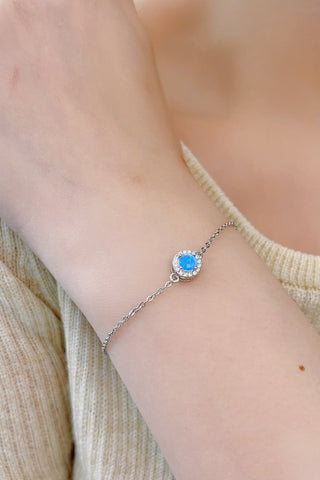 Sky Blue / One Size Love You Too Much Opal Bracelet