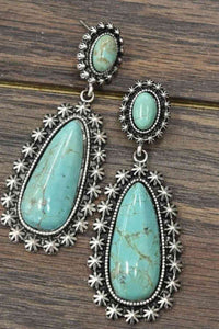 Turquoise / One Size Artificial Turquoise Earrings