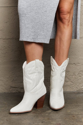 White / 6 Legend Footwear Bella Cowboy Boots