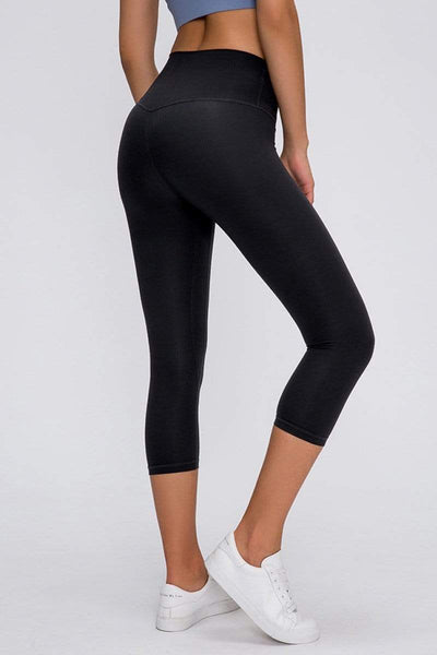 Black / 4 Double Sided Sanded Cropped Running Pants
