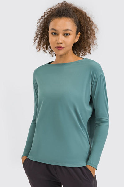 Blue / 10 Loose Fit Active Top