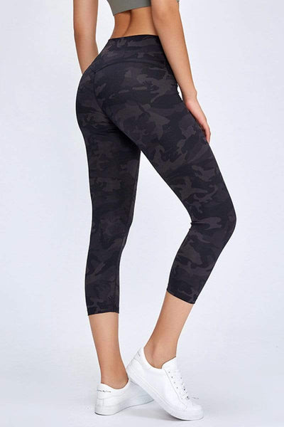 Slim Hip Cropped Leggings Camouflage / 4