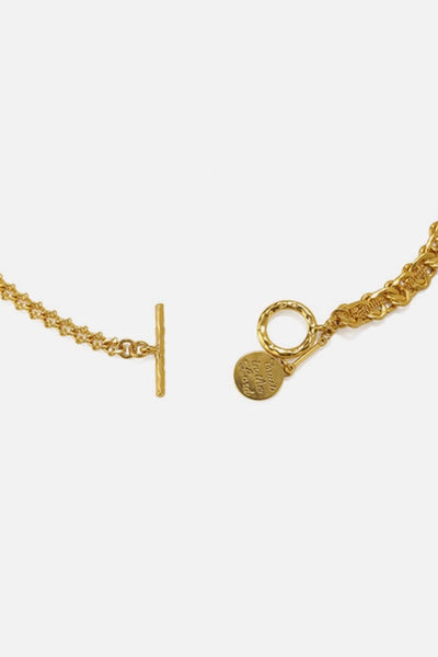 Triton's Treasure Necklace With Toggle Clasp Gold