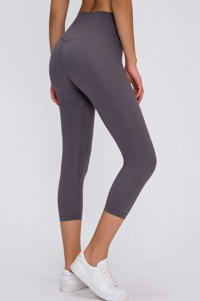 Gray / 4 Double Sided Sanded Cropped Running Pants