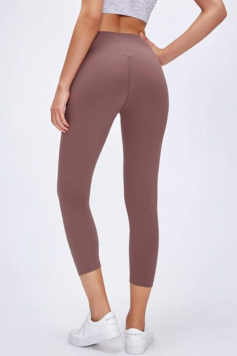 Slim Hip Cropped Leggings Mauve / 4