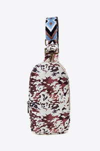 Multi / One Size Printed PU Leather Sling Bag