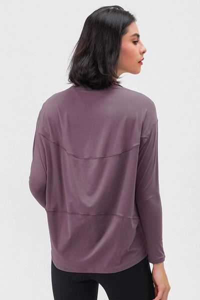 Purple / 10 Loose Fit Active Top