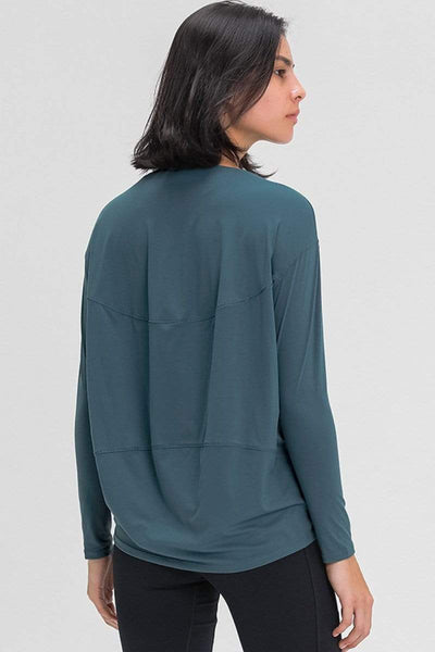 Loose Fit Active Top Teal / 4