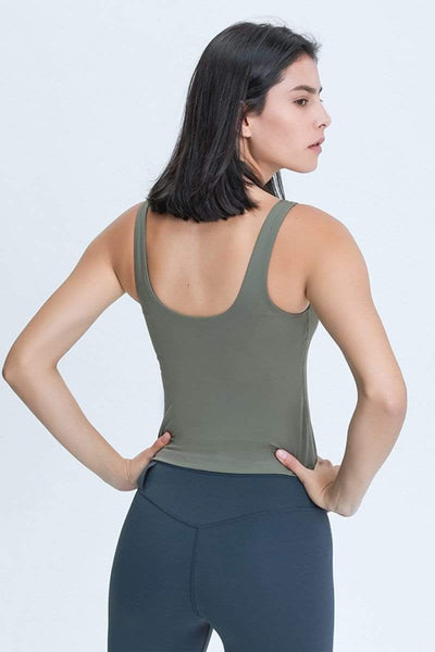 V Neck Active Tank