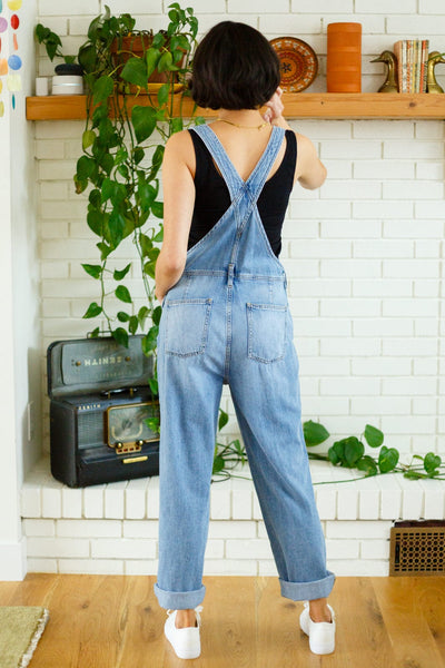 Womens Adeline Denim Overalls